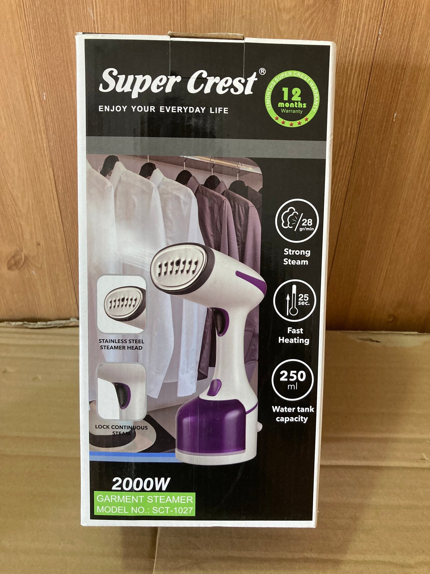 Super Crest Germany Handheld Garment Steamer