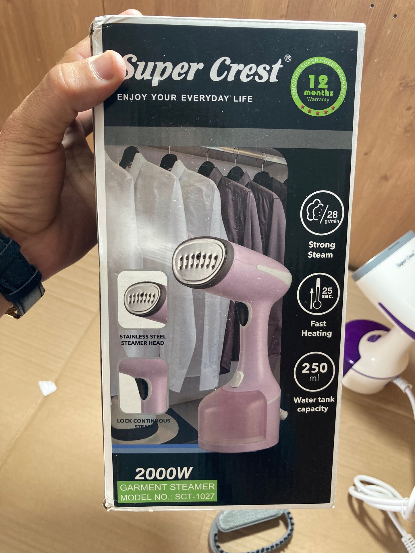 Super Crest Germany Handheld Garment Steamer