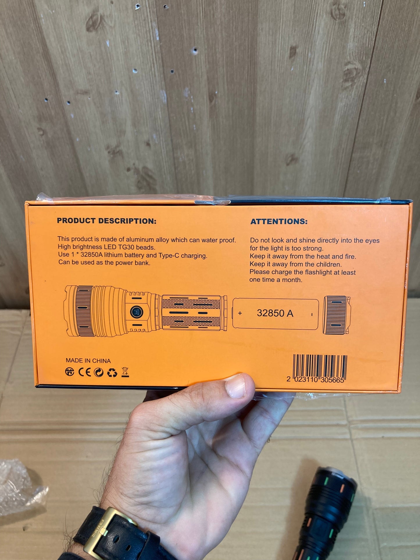 Yemao Rechargeable Led Flashlight-Torch YM-G66Y