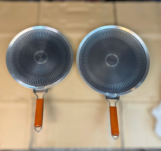 Foldable Handle Honeycomb Laser Coated Tawa